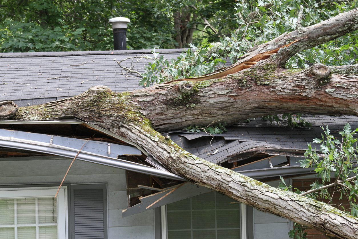 storm damage roof repair